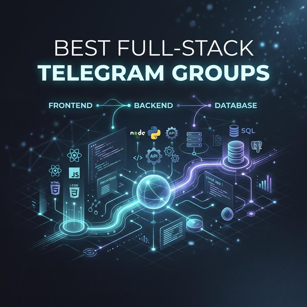 Best Full-Stack Telegram Groups